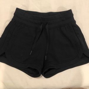 Lululemon Black Cloth Shorts